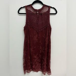 Maurice’s high neck lace dress size M